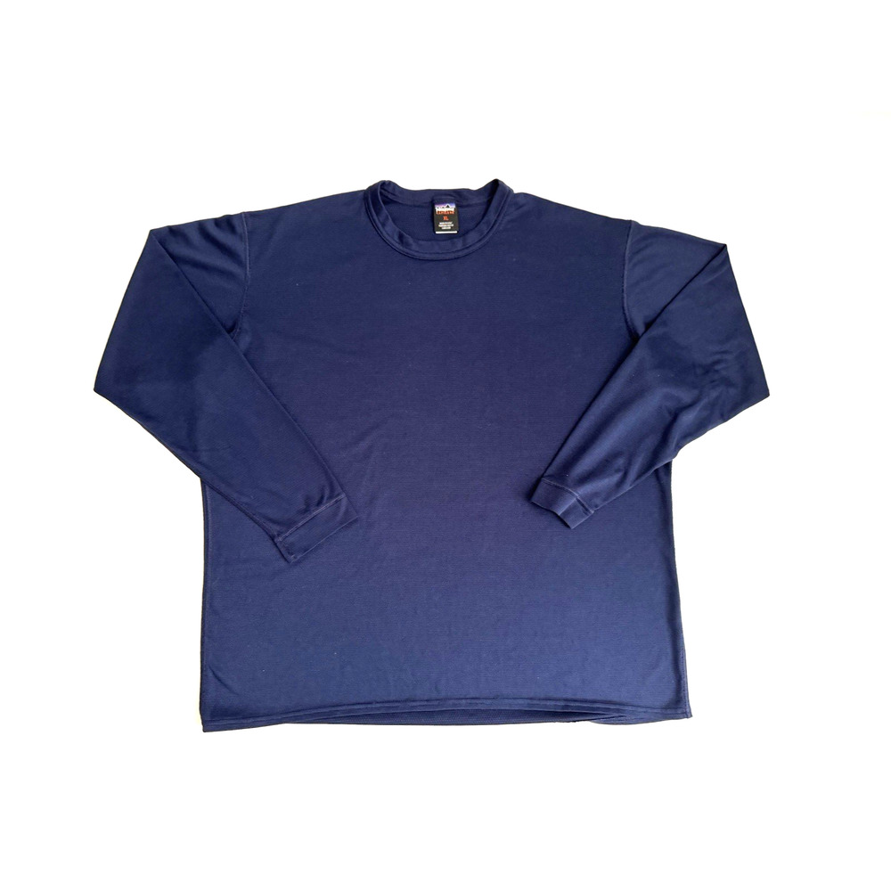 Patagonia Capilene Long-Sleeve Shirt Men's XL Blue Outdoor Base-Layer Pullover
